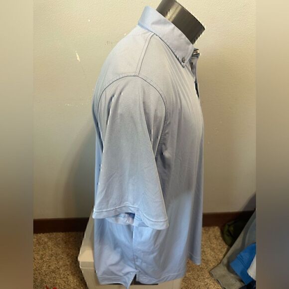 FootJoy Mens XL Light Blue Short Sleeve Polo - Picture 4 of 7